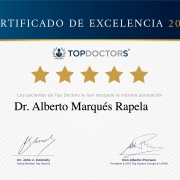 2021 Top Doctors excelencia alberto marques